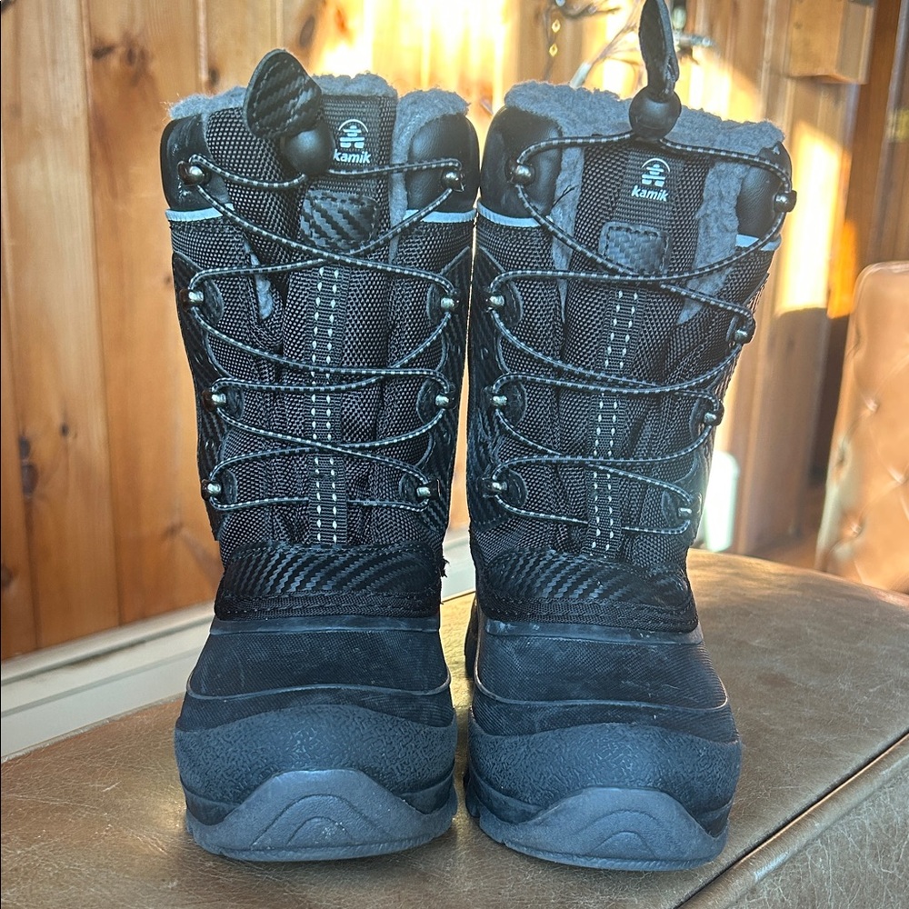 Kamik Kids Black Snow Boots